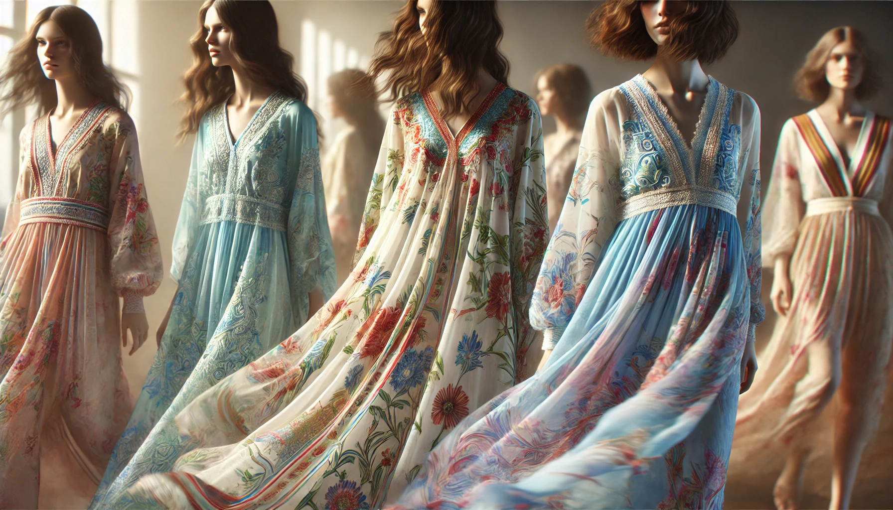 Bohemsk country chic kort hippiekjole